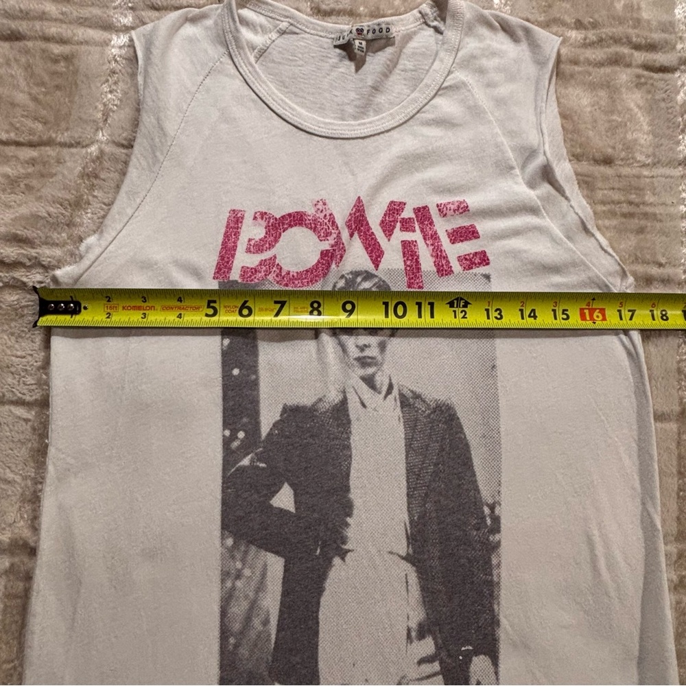 Junk Food David Bowie Graphic Muscle Tank M USA - Picture 6 of 8